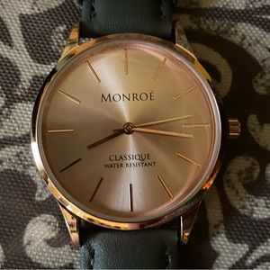 Monroe SoleRose Rose Gold and Gray Watch
